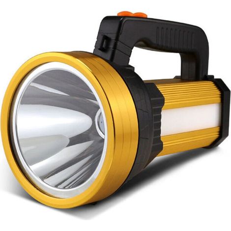 Torche Led Torche Rechargeable Étanche Ipx4 Portable Camping Light 10000mah Camping Light Handheld Spotlight (or)
