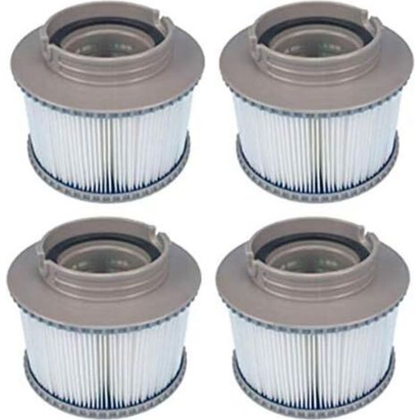 Lot De 4 Filtres De Rechange Pour Mspa Fd2089, Pompe À Cartouche Filtrante Adaptée Pour Mspa Tous Les Spas Actuels