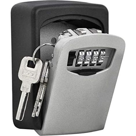 Boite À Clés Haute Sécurité De La Police Safe Key Murale À 4 Chiffres Clés Coffre Combination Lock Stocker Les Clés De