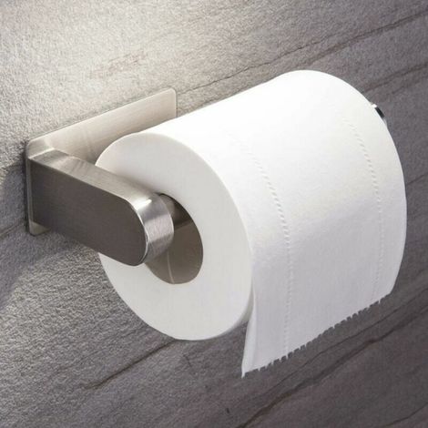 Porte Papier Toilette Auto-adhésif De Sans Forage Support De Papier Mural Titulaire De Papier, Porte Rouleau Papier Wc En Acier Inox Dérouleur Papier Wc