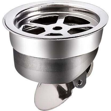 Siphon De Sol Anti-odeur En Acier Inoxydable 201 – Installation Facile – Compatible Tuyaux 36-43 Mm Et 38-41 Mm – Pour Salles De Bains Et Cuisines