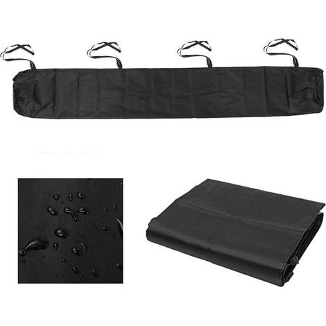 Sac De Protection Pour Store Banne, 3,5m Housse De Protection Anti-poussière Pour Auvent De Terrasse Gris Housse De Rangement Pour Auvent De Terrasse, Protection Imperméable En Hiver Noir