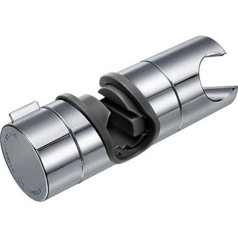 Support De Pommeau De Douche De Remplacement , Réglable, Pour Dia. Rail Coulissant De 18–25 Mm, Plaqué Chrome