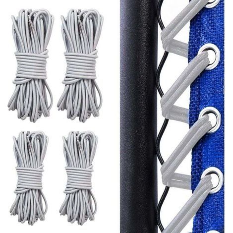 4 Pièces Corde Remplacement Élastiques, Elastique Lafuma, Cordons De Remplacement De Chaise Zéro Gravité, Lafuma Fauteuil Relax, Zero Gravity Chaise Pliante, Chaise Longue (gris)