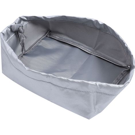Couvercle De Friteuse 20x15x8 Cm Petit Housse De Protection En Tissu Oxford Pour Machine À Frire Extérieure Domestique(gris)