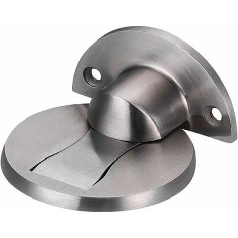 Butée De Porte Magnétique En Acier Inoxydable 304, Support De Porte De Bureau De Restaurant D'Hôtel À La Maison Door Stop-argent Brossé