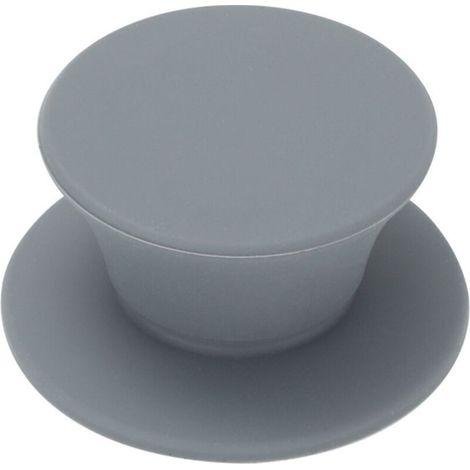 Poignée De Remplacement Pour Couvercle En Verre Poignée De Casserole Robuste Bouton De Couvercle Couvercle De Casserole Knauf Poignée Univers Siliconée Echange 2 X Couleur Gris