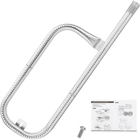 Tube De Brûleur 43cm En Acier Inoxydable 304 – Compatible Weber Q100 Q120 Q1000 Q1200 – Débit De Gaz Uniforme Pour Cuisson Optimale