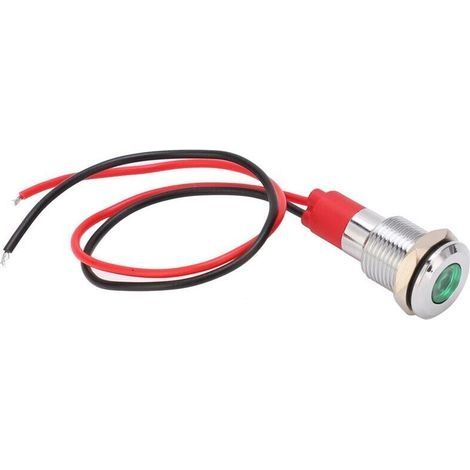 Led Métal Voyant Étanche Puissance Petits Composants De Contrôle Industriel Filaire 10mm220v