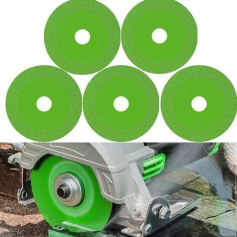 Disque À Tronçonner Diamanté 5 Pièces 100 Mm X 15 Mm, Disque À Tronçonner Le Verre Disque À Tronçonn