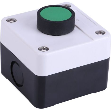 Interrupteur À Bouton-poussoir Vert Résistant Aux Intempéries, Boîtier De Commande À Un Bouton, Pour Contacteur Ca De Contrôle, Démarreur Électromagnétique Ou Relais À Distance