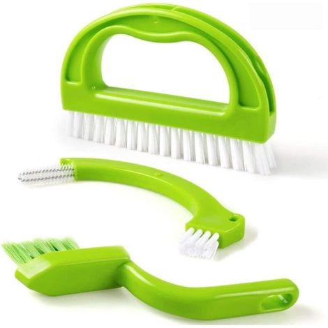 Brosse Nettoyage Joint Carrelage, Brosse Salle De Bain 3 En 1 Pour Cuisine Douche Plancher