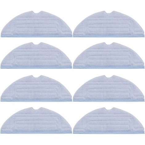 Lot De 8 Pièces Serpillère De Rechange Pour Roborock S8/s7/s7 Plus/s7 Maxv/ S7 Maxv Plus/ S7 Maxv Ultra /s7 Pro Ultra Aspirateur,accessoires Pour Lingettes En Microfibre