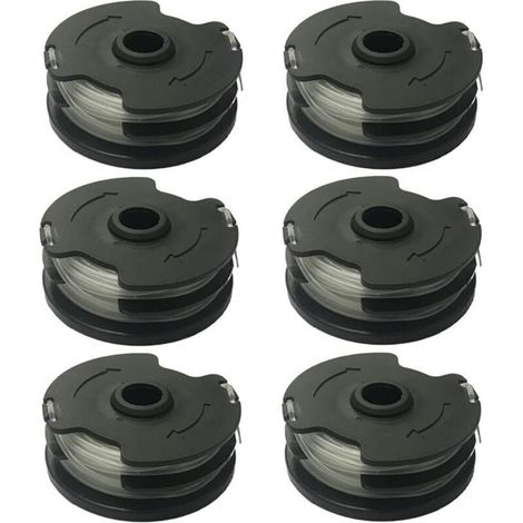Bobine De Fil Nylon 1,4mm Pour Débroussailleuse Parkside Prta 20-li – Lot De 6 Bobines 2x5m – Compatible Prta 20-li A1/b2/c3