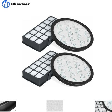 Lot De 2 Filtres Hepa Pour Aspirateurs Rowenta Silence Force Cyclonic – Modèles Compatibles Ro7647ea Ro7663ea Ro7676ea Ro7681ea – Filtre En Mousse Lavable - Zr903701