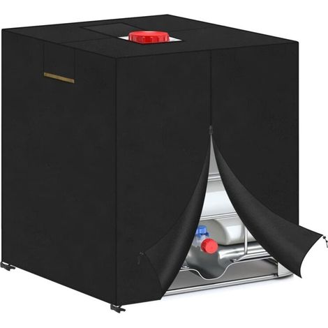 Ibc Housse De Protection Pour Réservoir D'Eau 1000 L Bache Couverture Réservoir Ibc D'Eau De Pluie Housse Cuve 1000l Anti Uv Imperméable Couverture Container Réservoir Ibc 120x100x116cm