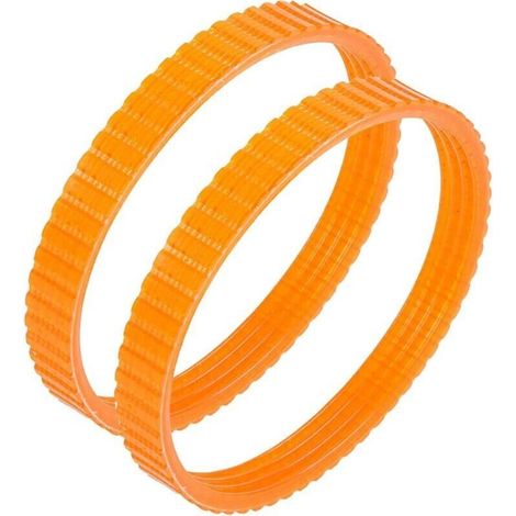 Lot De 2 Courroies D'Entraînement De Rabot Électrique 238 Mm – Largeur 9,6 Mm – Transmission Douce Et Silencieuse – Pour Bois Dur - 1900b