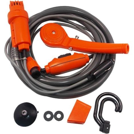 Kit Douche De Camping,randonnée Douchette Portable 12v Pour Camping Randonnée Voyage Voiture