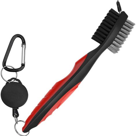 Outil De Nettoyage De La Tête De Brosse De Nettoyage De Club De Golf (rouge)