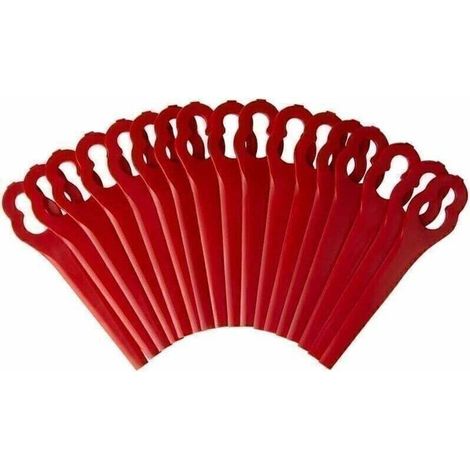 Lot De 100 Lames En Nylon Pa6 Pour Coupe-bordures Einhell – Taille 90 Mm – Compatible Ge-ct 18 Li, Gc-ct 18/24 Li, Bg-ct 18 Li