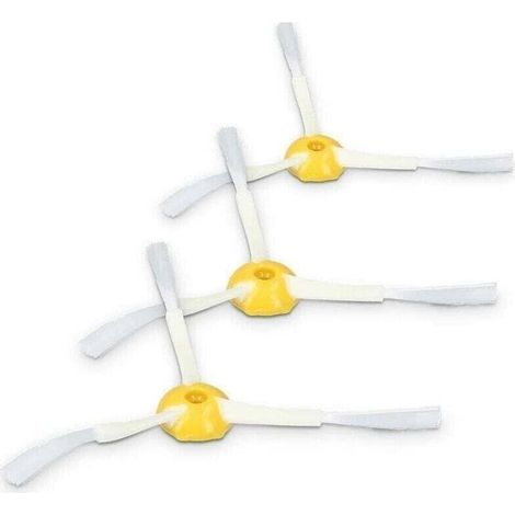 Kit Pack De 3 Brosses Latérales Pour Irobot Roomba - Séries 500/600/700,pièces Remplaç Ables Pour Les Aspirateurs