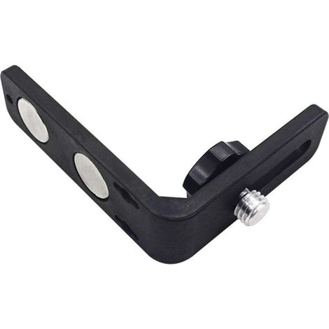 Niveau À Aimant En Forme De L - Support Magnétique Multifonctionnel Durable Pour Lasers Topcon, Spectra, Leica, Bosch, Hilti Et Dewalt (1,6 Cm)