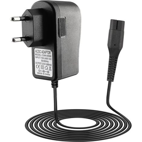 Chargeur Pour Karcher Vitre 5,5v – Compatible Wv1, Wv2, Wv5 – Entrée Ac 110-240v, Sortie Cc 600ma, Câble 1,5m