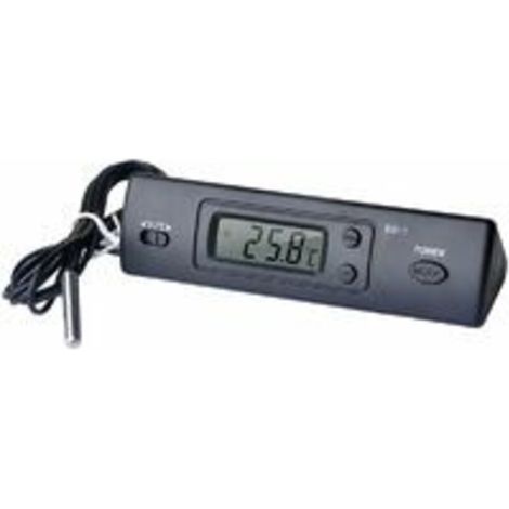 Mini Thermometre Electronique Numerique Voiture Thermometre Interieur Exterieur Multi-fonction Thermometre Temps Affichage De La Temperature Avec Sonde