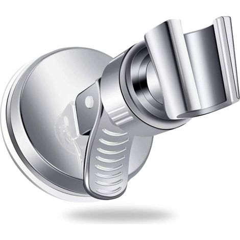 Support Pommeau De Douche À Ventouse – Installation Sans Perçage – Supporte Jusqu'à 5 Kg – Rotation 360° – Compatible Avec Douches À Main