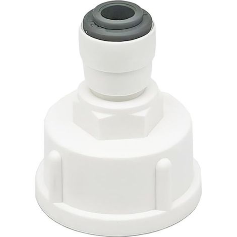 1 Pièces Raccord Tuyau Eau Frigo, Connecteur Rapide 1/4" Converti En Femelle 3/4”, Double Joint, Connecteurs Rapides De Filtre À Eau