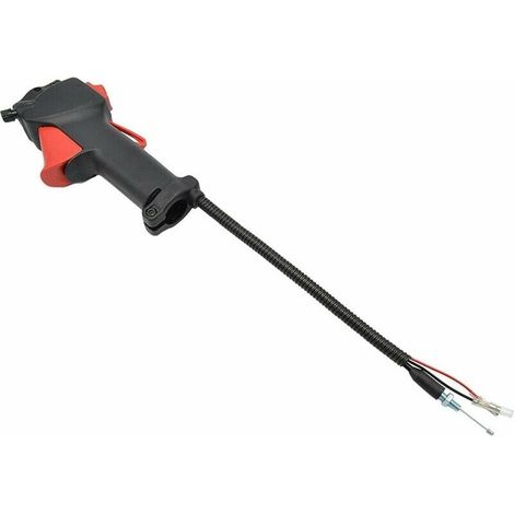 Poignée De Câble D'Accélérateur Pour Débroussailleuse – Interrupteur De Commande – Compatible Avec Outils Multifonctions 26 Mm – Installation Facile