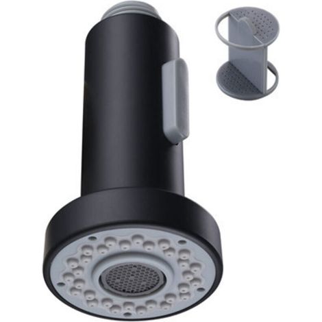Douchette Pour Robinet Cuisine 2 Modes – Plastique Abs Chromé – Connexion Universelle G 1/2 – Remplacement Pour Mitigeur Extractible
