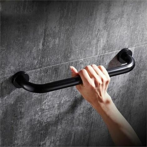 Poignée 50cm Barre D'Appui Sécurité Baignoire Wc Douche Pour Enfants Femme Personne Agé,noir