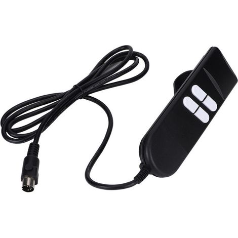 Télécommande À Main 4 Boutons – Contrôle Fauteuils Élévateurs Et Inclinables – Compatible Moteurs À Tige De Poussée – Câble 190 Cm