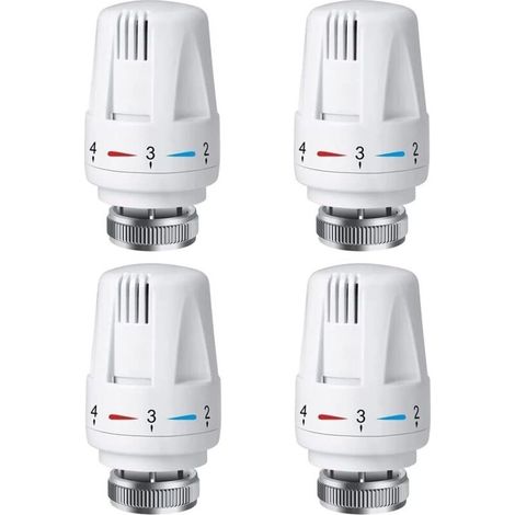 Tête Thermostatique M30 X 1,5 – Réglage Antigel – Installation Facile – Compatible Avec Systèmes De Chauffage M30 X 1,5