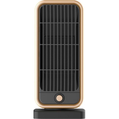 Petit Chauffage D'Appoint, 500w Radiateur Soufflant Céramique, Ptc Mini Chauffage Rapide Electrique Pour Chambre, Bureau, Salon Portable, Protection Multiple, Thermostat Et Économie