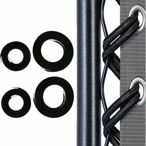 Corde De Rechange, 4 Cordes Élastiques Universs En Dent Pour Chaise Pliante Et Inclinable À Gravité Zéro, Chaise Lone De Jardin, Chaise Lone, Chaise Lone (noir)