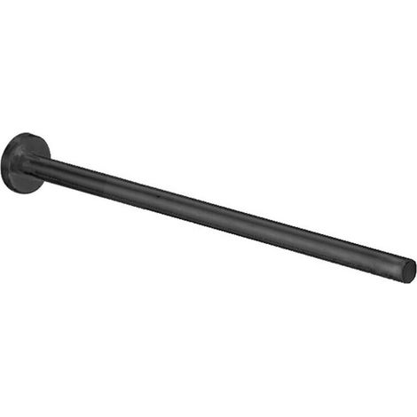 Un Porte-serviettes En Inox Brossé Noir À Fixer Au Mur Dans La Salle De Bain
