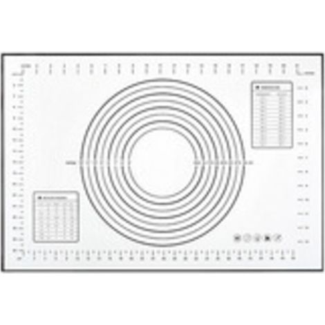 Tapis De Cuisson Silicone, 70x50cm Tapis Patisserie Grande Avec Grattoir, Tapis Silicone Patisserie Reutilisable, Plaque Silicone Patisserie Pour Biscuits, Pain, Fondant (noir)