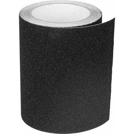 Bande Antidérapante Adhésive 15cm X 5m – Pvc Haute Traction Pour Escaliers Et Surfaces Glissantes – Granulométrie 80 – Résistante Aux Températures Extrêmes