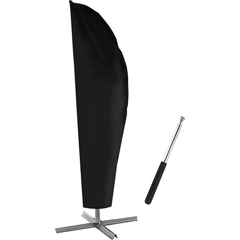 Housse De Protection Pour Parasol, , Imperméable Couverture Pour Parasol Déporté Anti-poussière/anti-uv Avec Tige Télescopique
