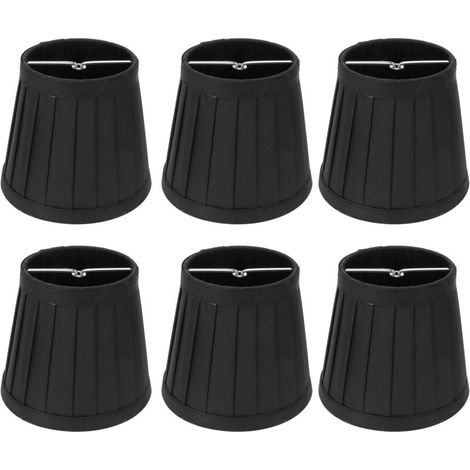 6pcs Modern Cloth Lampshade Chandelier Lamp Shades For E14 Wall Lamp Room Decor