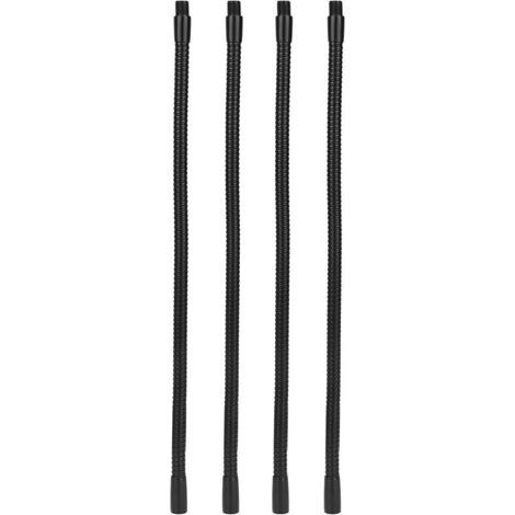 Tuyau De Lampe À Col De Cygne En Aluminium, Calibre 10mm, Flexible, Pour Lampe De Table Et De Bureau, Raccords D'Éclairage 35cm, 4 Pièces
