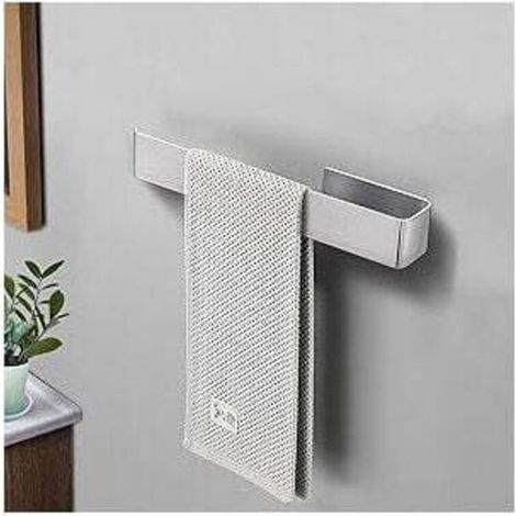 25 Cm Porte Serviette Salle De Bain Sans Percage Inoxydable Porte Serviette Adhesif Pour Salle De Bain Et Cuisine Acier