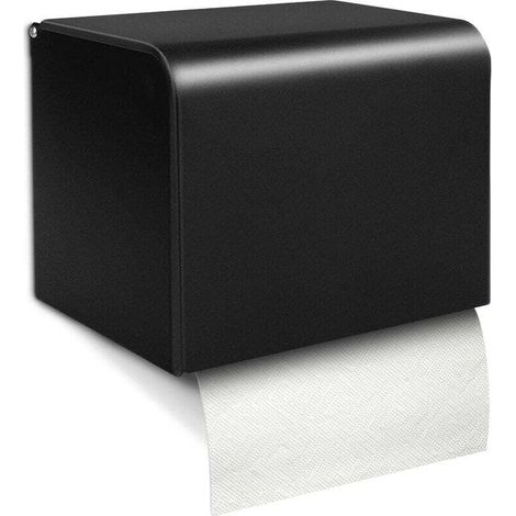Porte-papier Toilette Mural Et Boîte À Mouchoirs Imperméables, Distributeur Et Porte-rouleau De Papier, Noir Mat