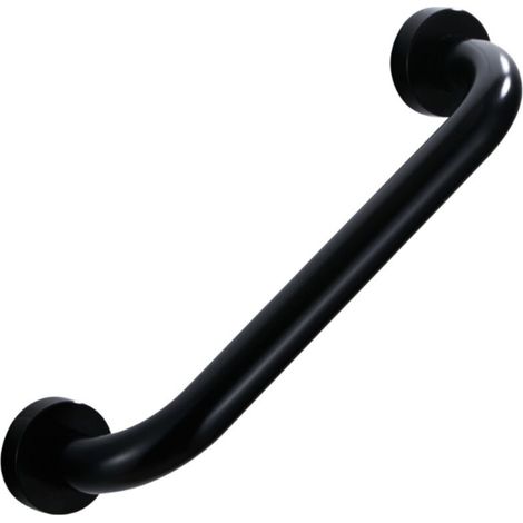 Barre De Maintien Poignée De Maintien Sécurité Bain Wc Douche Enfant Femme Personne Âgée 30 Cm Noir