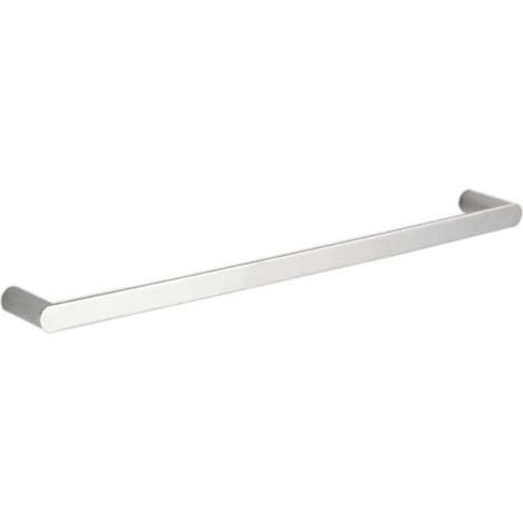 Porte-serviettes Simple Pour Salle De Bain – Chrome Poli, Acier Inoxydable Sus, Style Ovale, 60 Cm