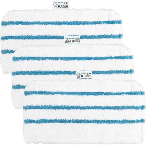 Awinker 3 Lingettes Pour Black Et Decker Balais Vapeur Fsmp20 Steam Mop Pour Black Decker Fsm1630, Fsm1616, Fsmh13e5, Fsm1321, Fsm1605