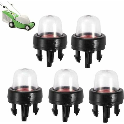5 Pièces Ampoules Amorçage D'Essence Pompe D'Amorçage Débroussailleuse Bulle D'Huile De Carburateur Accessoires De Rechange Pour Tronçonneuse-fontainebleau
