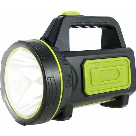 Torche Led Super Puissante Rechargeable Par Usb 135000 Lumens 6000mah Torche Étanche Haute Puissance Avec Lumière Latérale Pour Camping-car De Randonnée D'Urgence